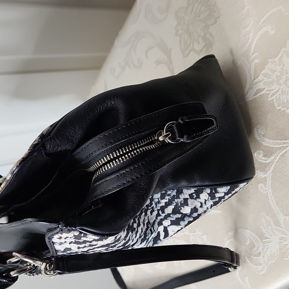 Coach Legacy Haley satchel donegal print purse carryall bag convertible - Picture 16 of 16